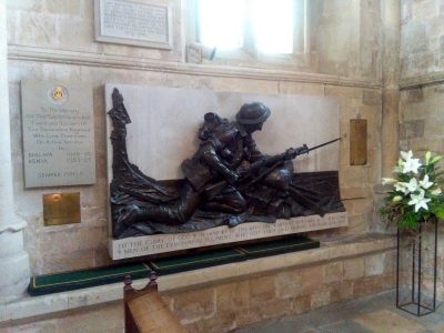 Great War Memorials In Exeter Cathedral